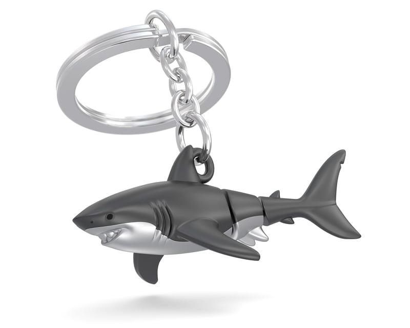 Metalmorphose Moving Shark Anahtarlık
