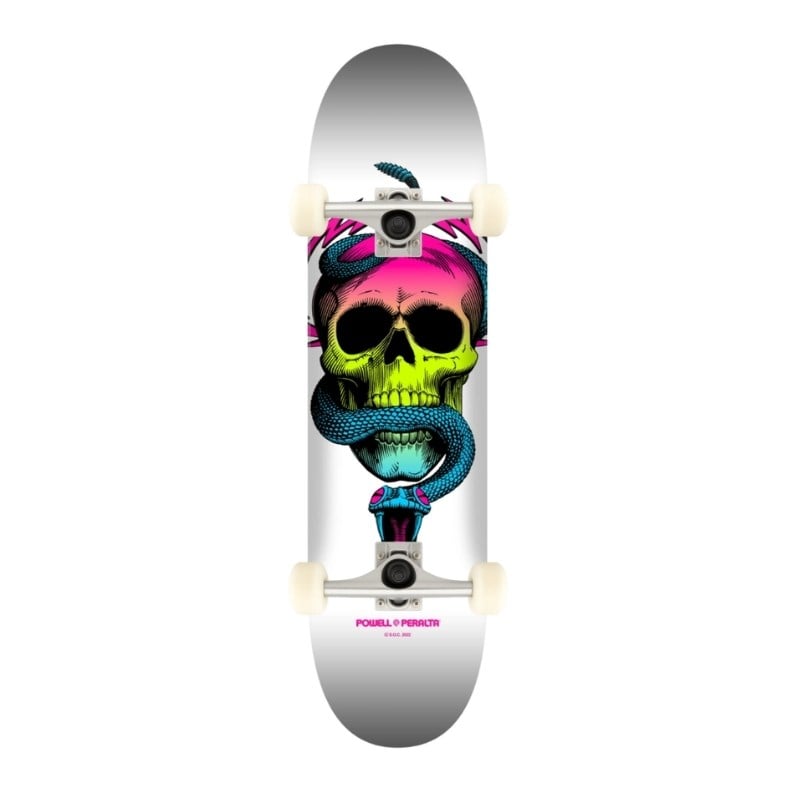 Powell Peralta 8.0 McGill Skull & Snake Lime Fade Yellow White Complete Skate