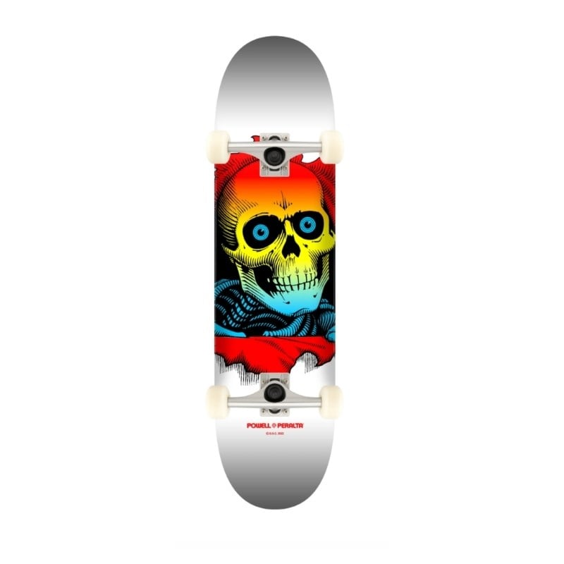 Powell Peralta 8.0 Ripper Yellow White Complete Skate
