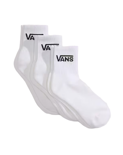 Vans Classic Crew Çorap White 6 Çift 