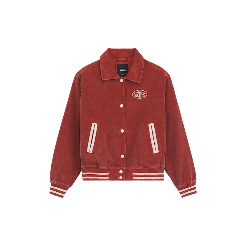 Vans Milliken Varsity Jacket Poppy Ember