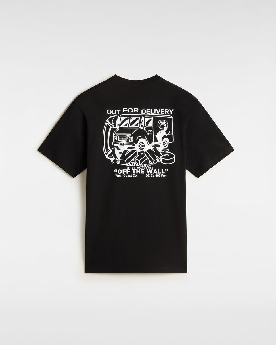 Vans Next Stop Kısa Kollu Siyah Tişört