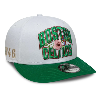 New Era Boston Celtics NBA Wordmark White 9FIFTY Snapback