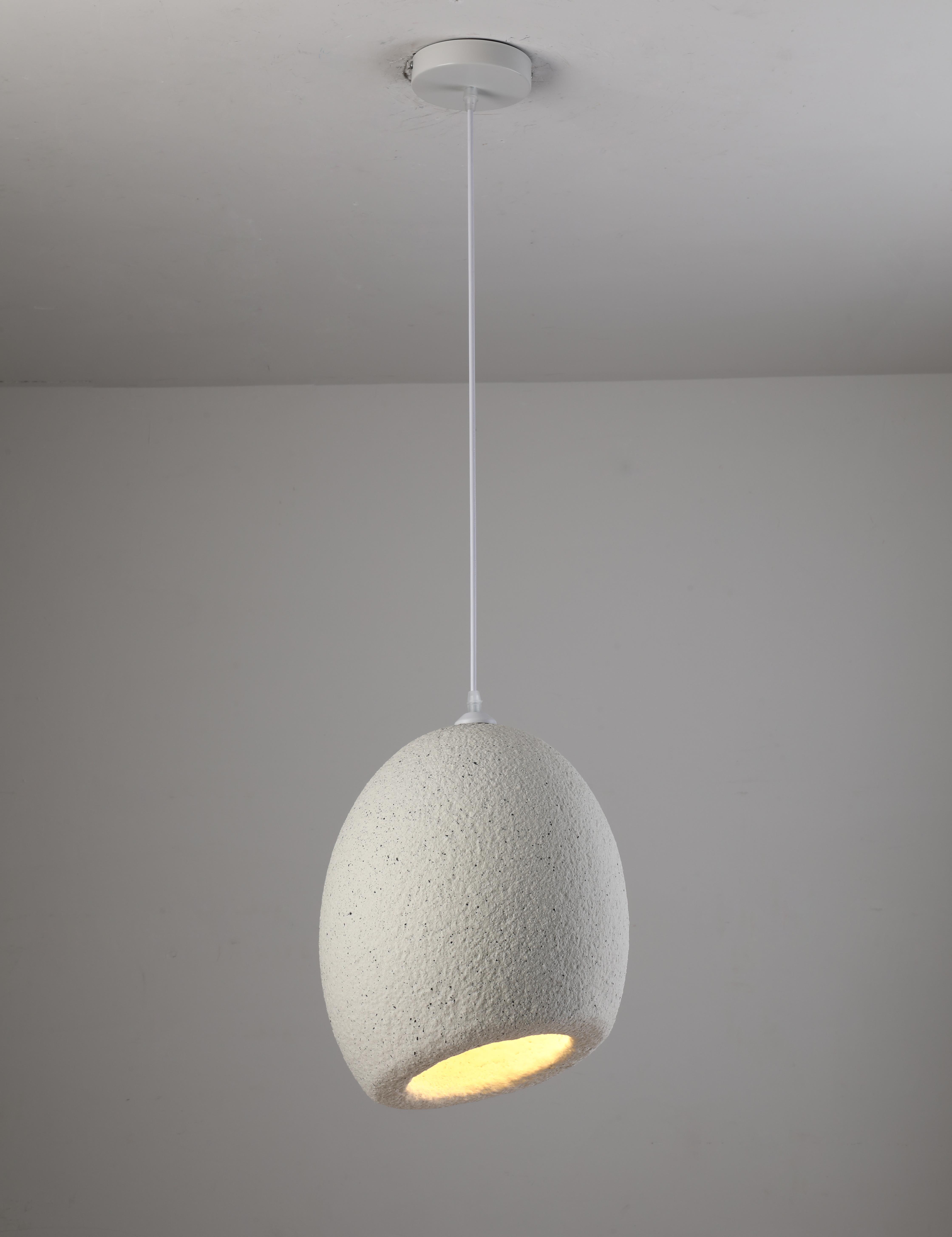 113/D230 Beyaz Beton Avize