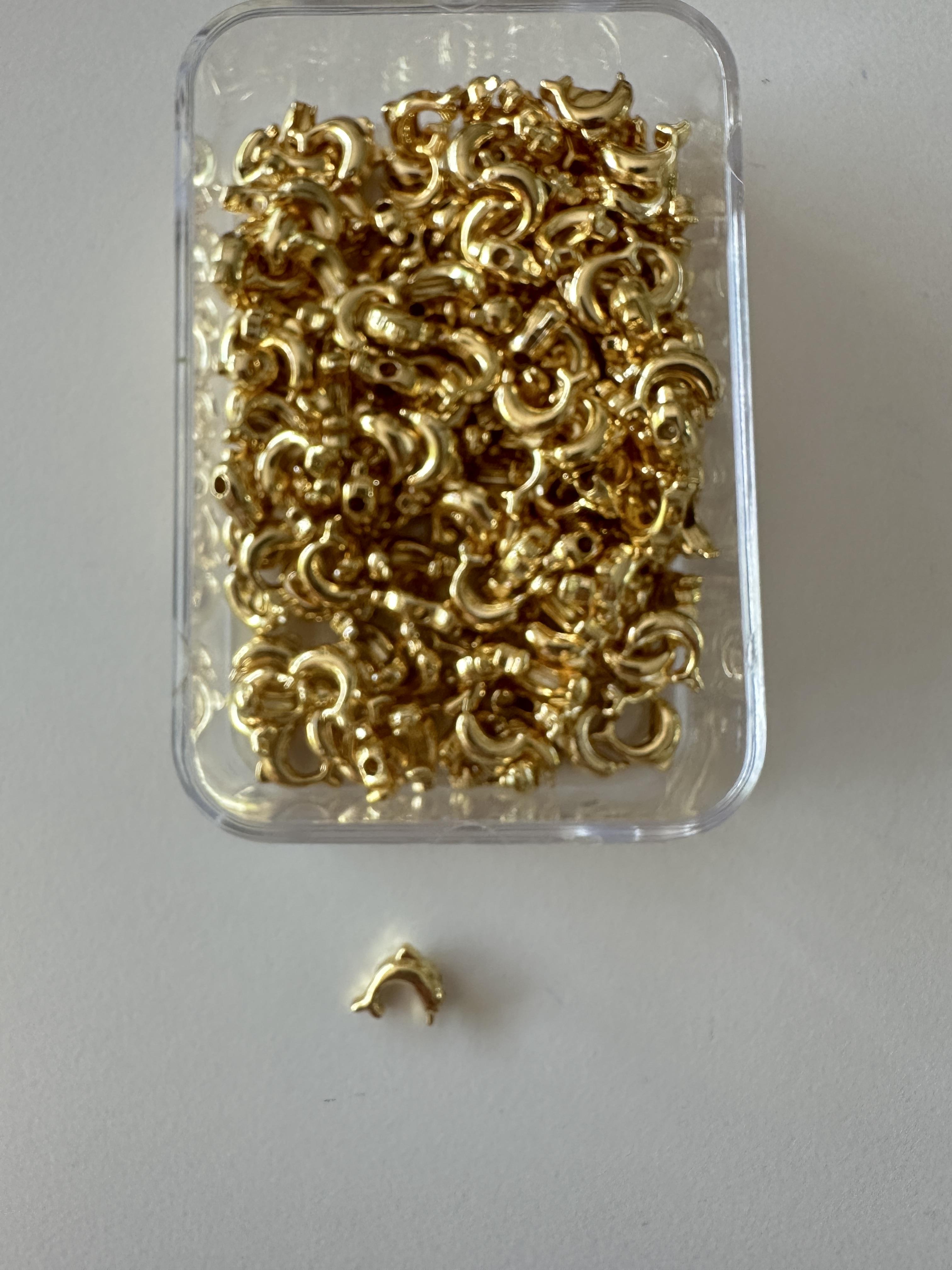  Yunus balığı Kaplama Desenli Takı Yapım Ara Aparat 10 Gr,takı Yapım ,malzeme