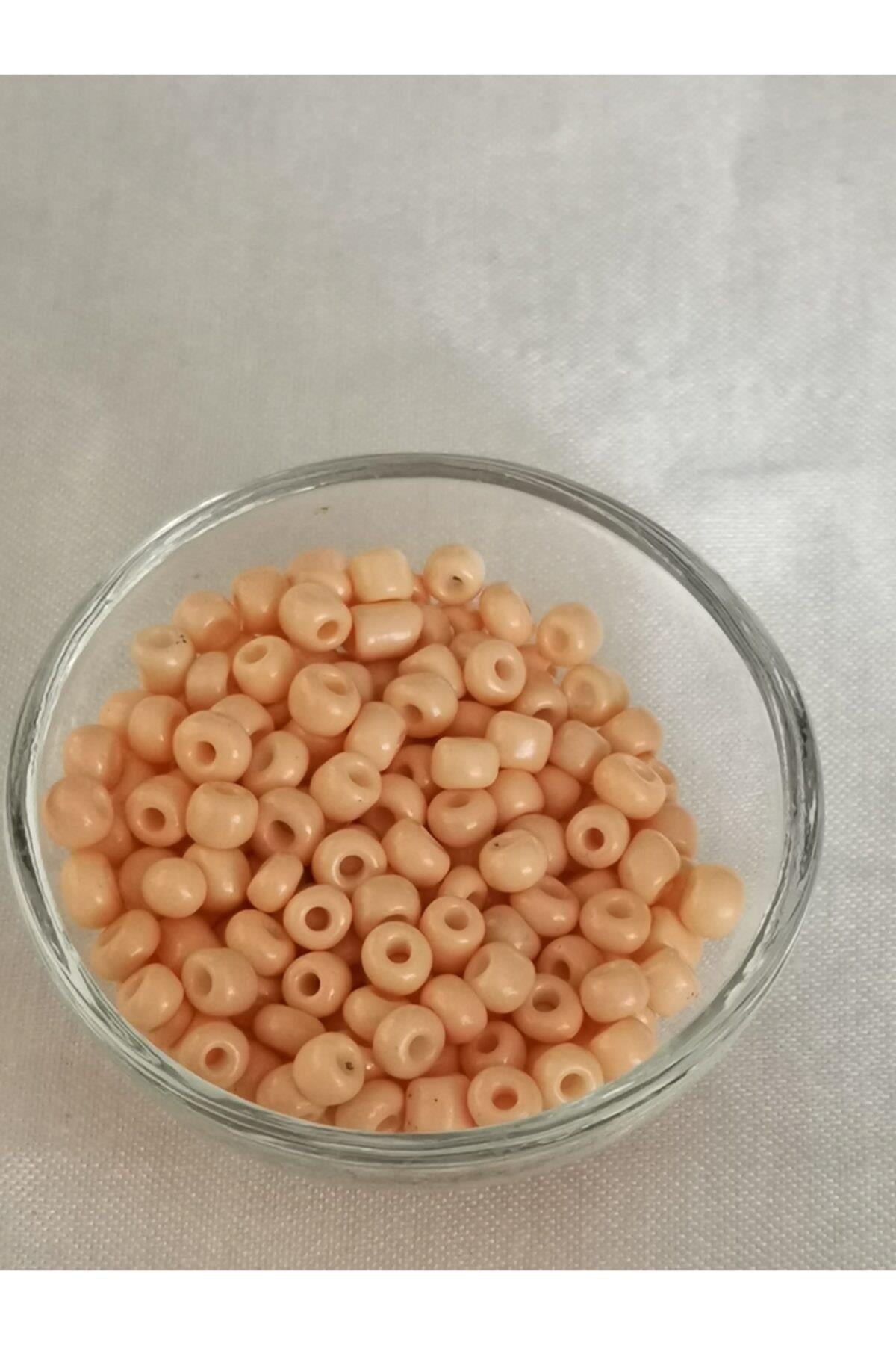 4 Mm Yavruağzı Renk Iri Kum Boncuk,takı Yapım Boncuğu