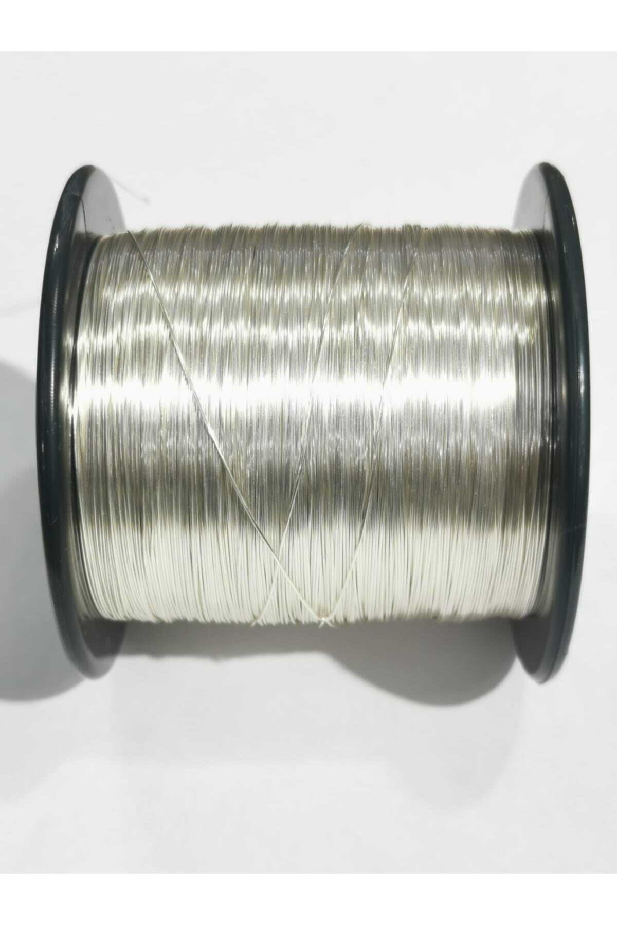 Gümüş Renk 0.40 Mm Vernikli Flografi Teli 500 Gr.