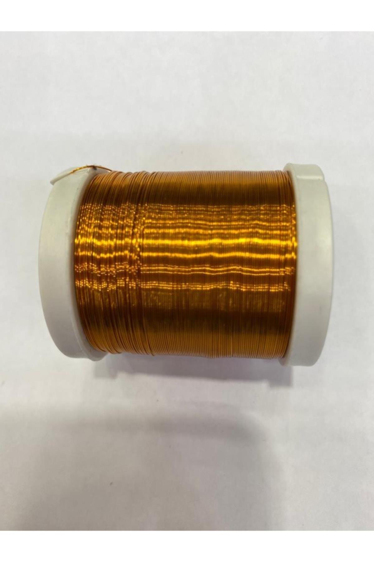 Kahve Renk 0.80 Mm Çiçek Teli Flografi Teli 10 Mt