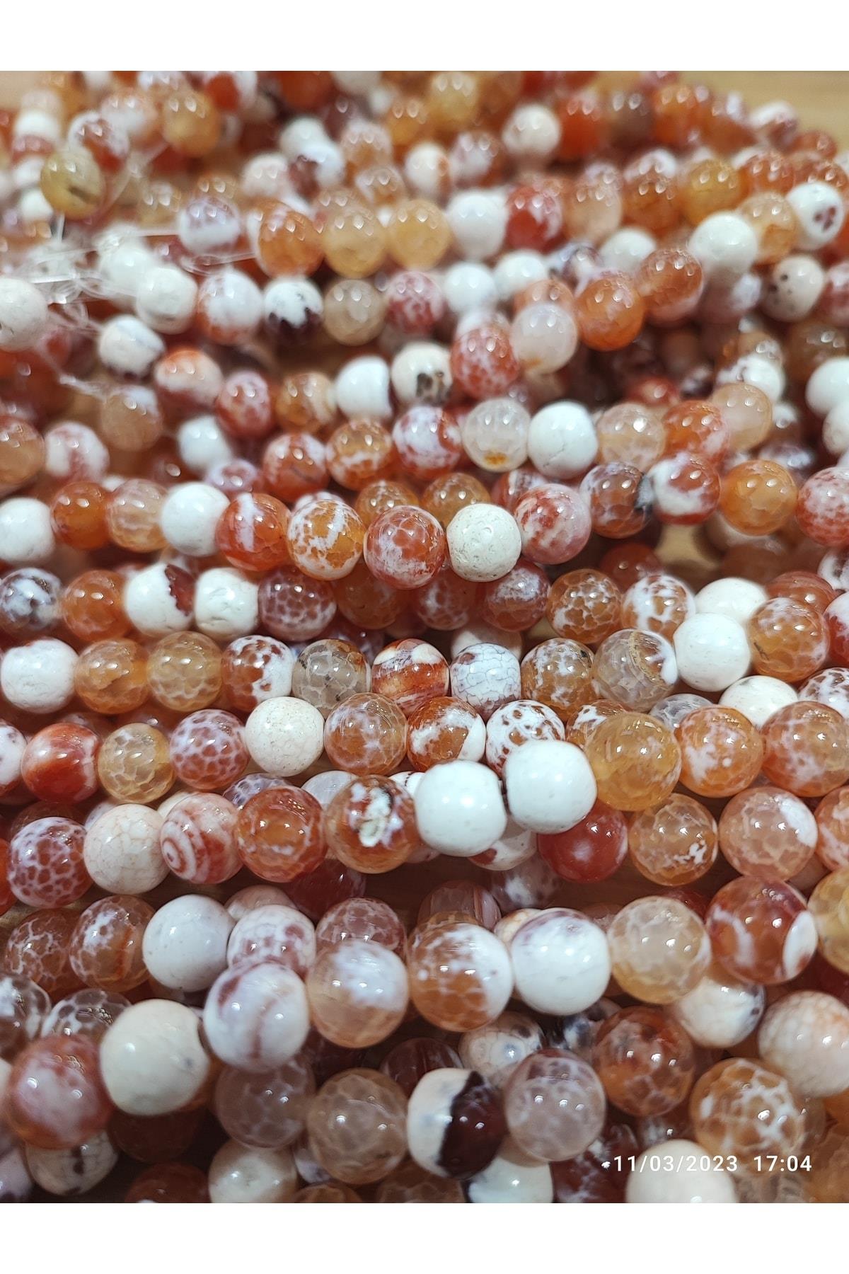 8 Mm Doğal Tasi Ateş Akik