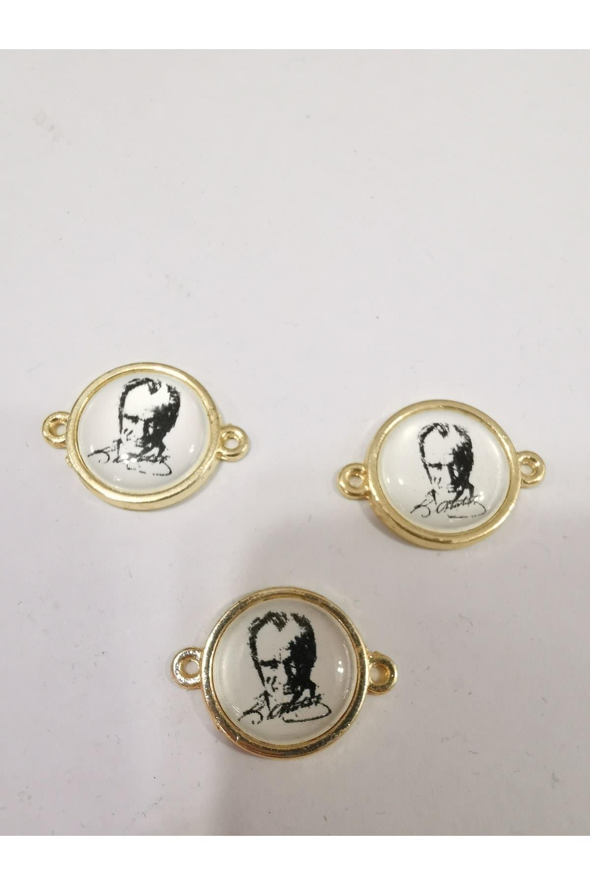 Atatürk Resimli Bileklik Takı Malzemesi 1 Adet