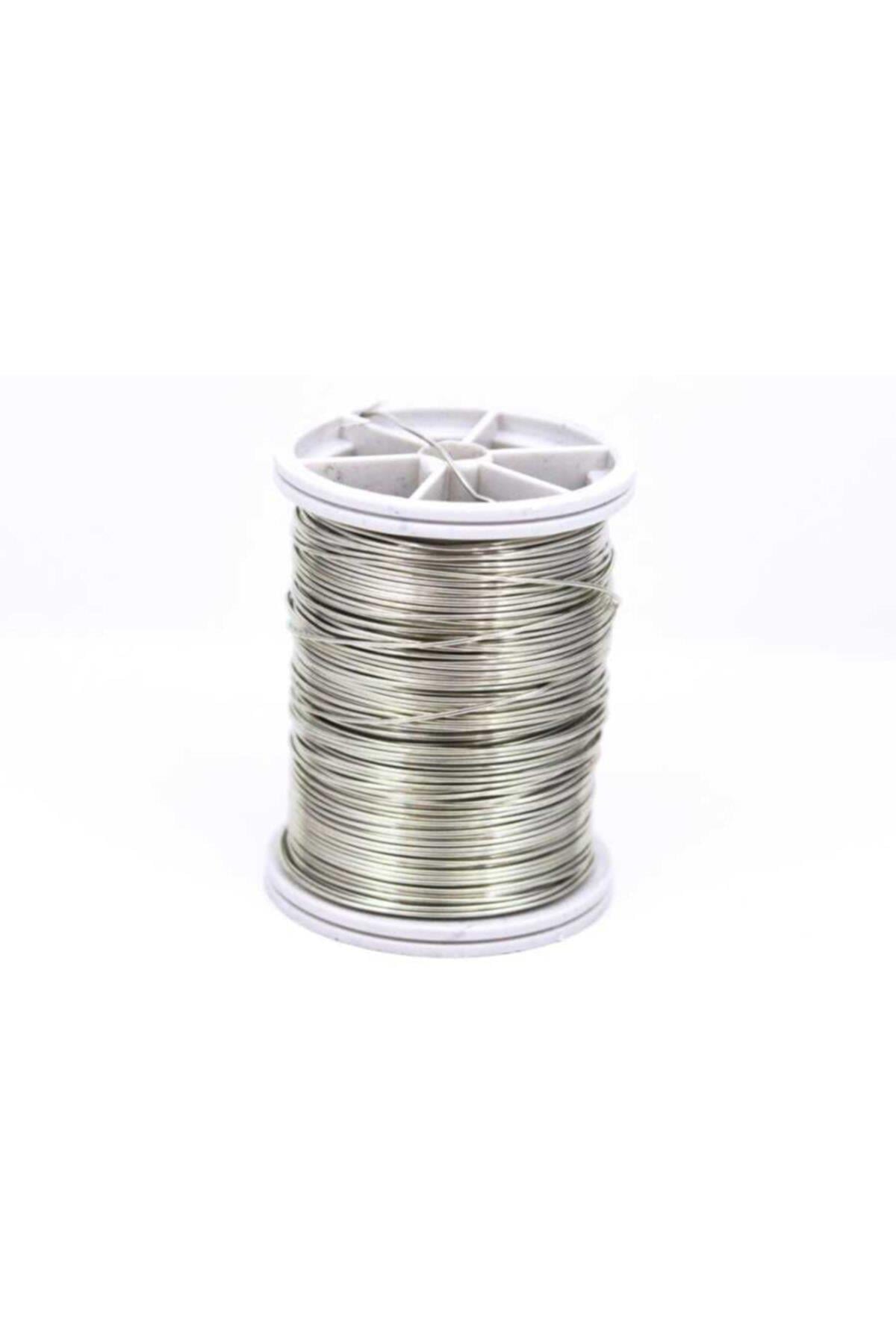 Bakır Çiçek Teli, Gümüş Renk Kalınlık : 0.80 mm