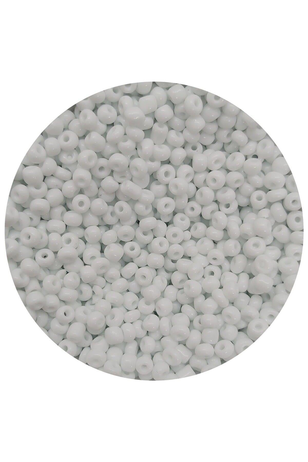 Beyaz Kum Boncuk 50 Gram