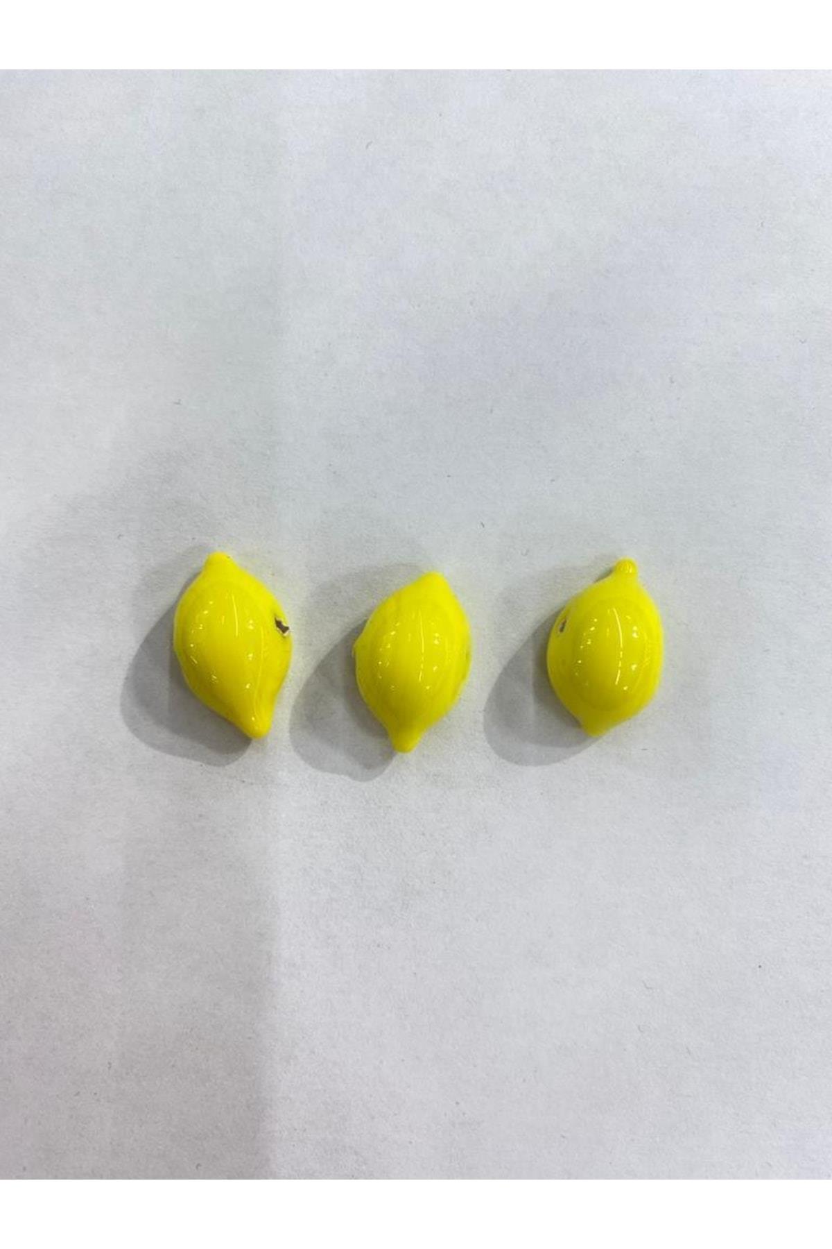 Cam Limon Figür Takı Malzemesi,cam Malzeme 2 Adet