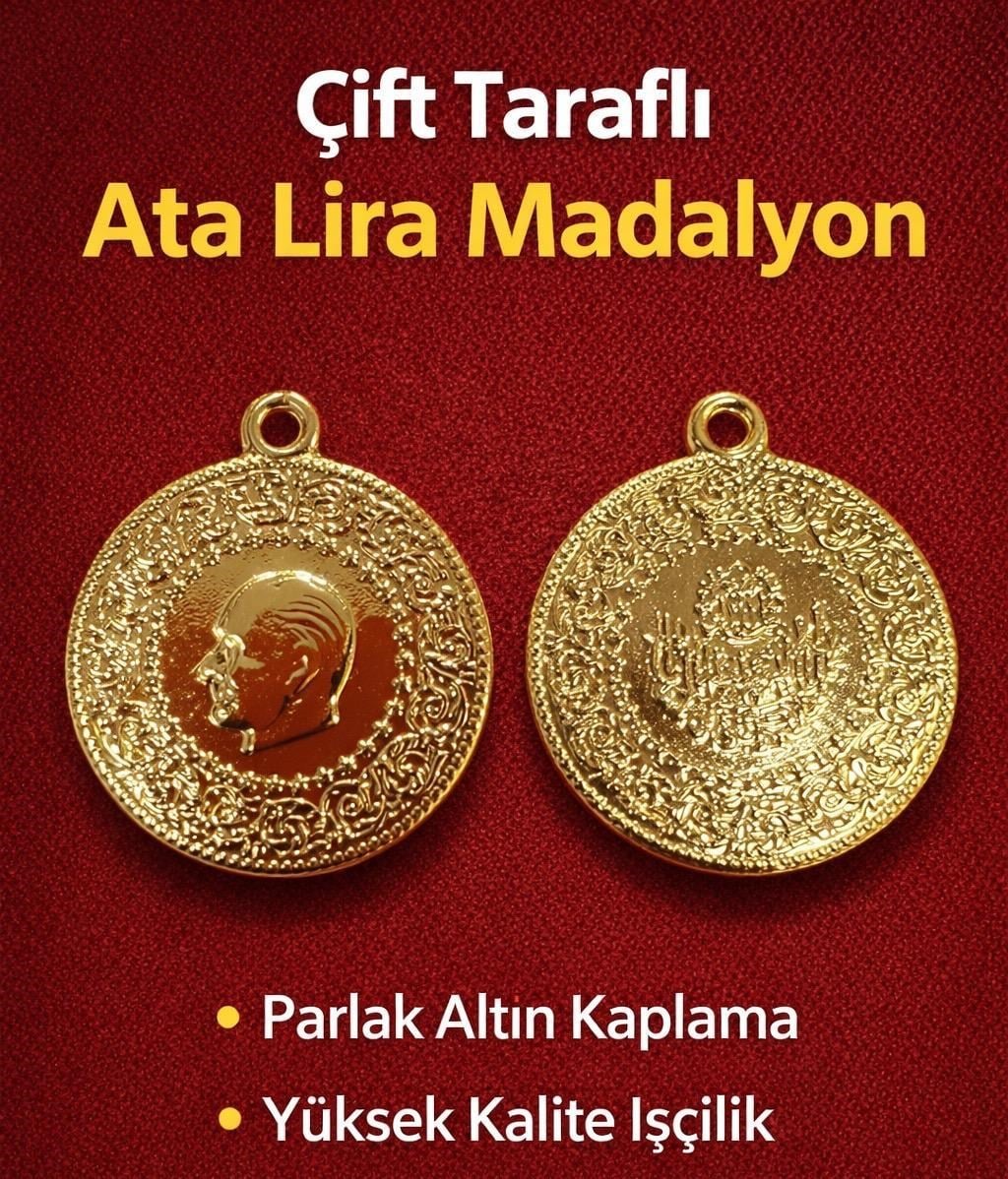  Ata lira madalyon takı yapım malzemesi