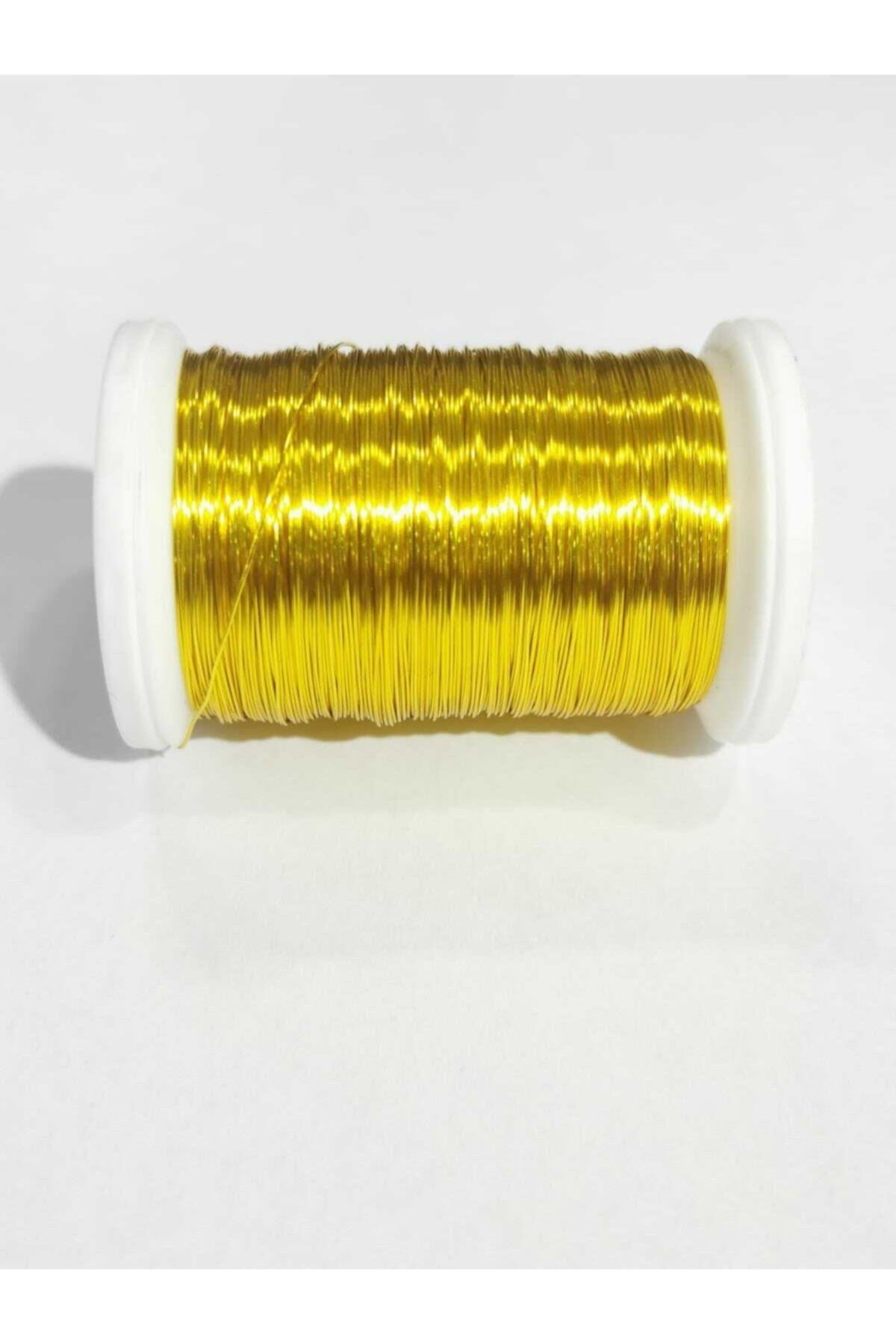 Filografi Teli 0,40 Mm Sarı Renk 100 Gram