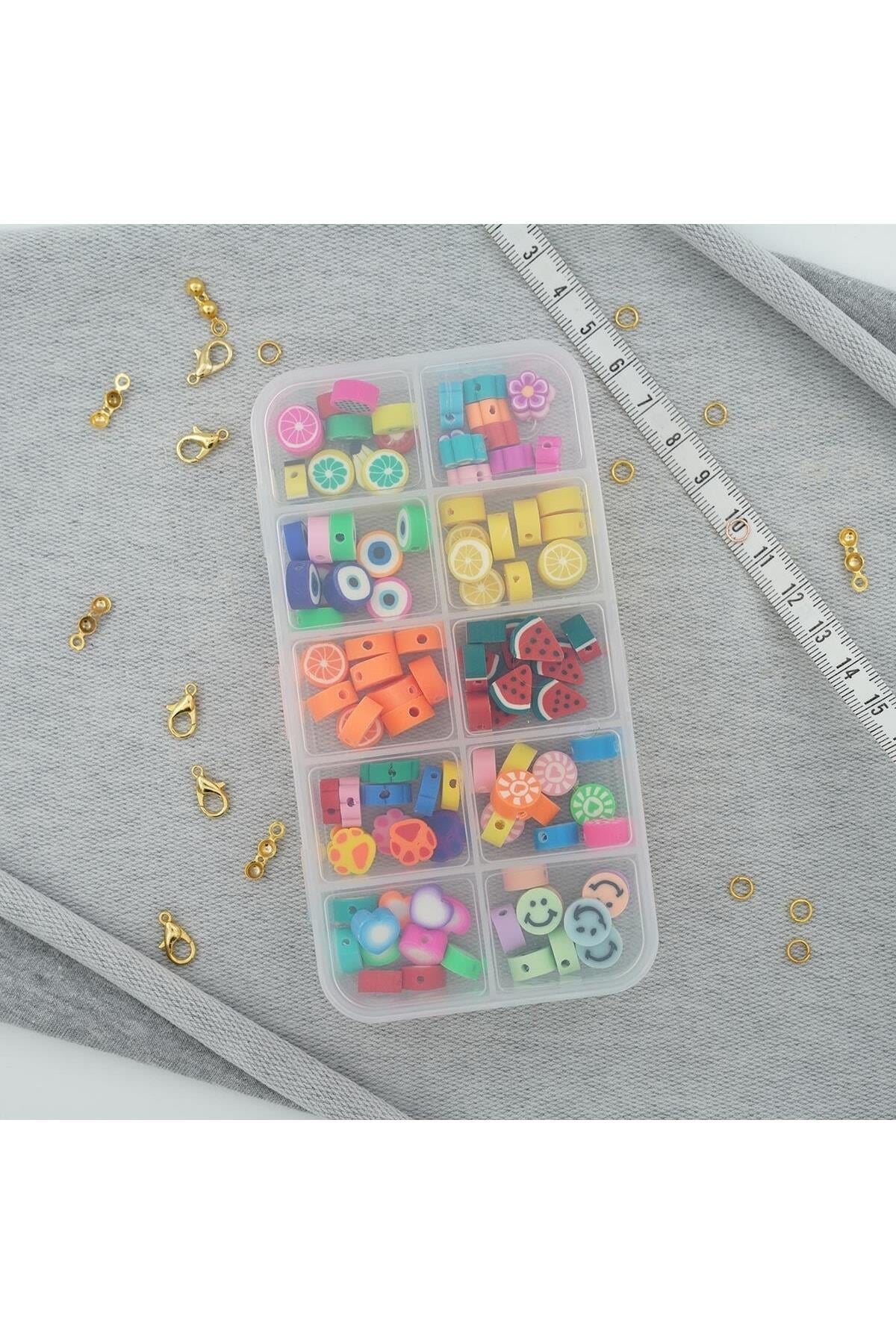 Fimo Figür Boncuk Seti ( 110 Adet Figür )