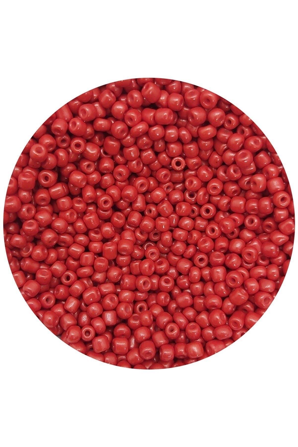 Kırmızı Kum Boncuk 100 Gram