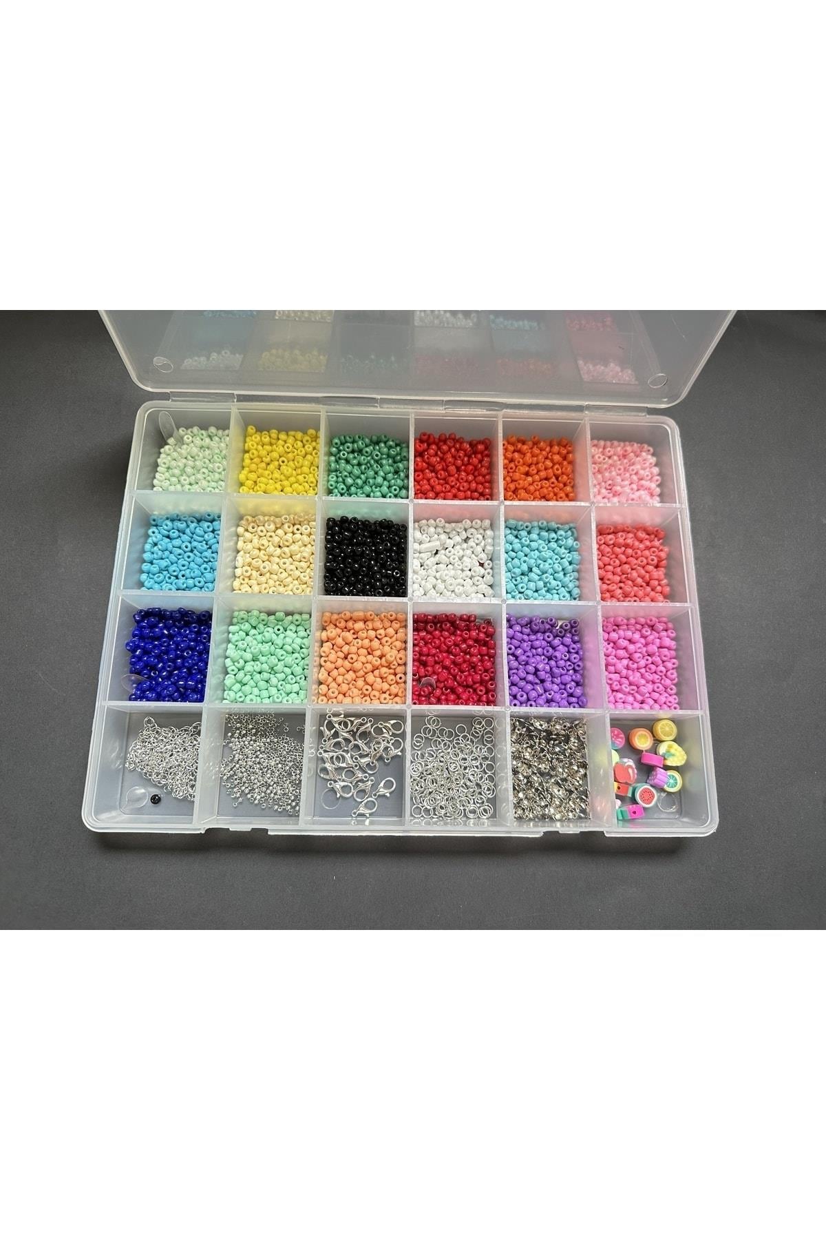 Küçük Boy Kum Boncuk Takı Seti ( 360 Gr )