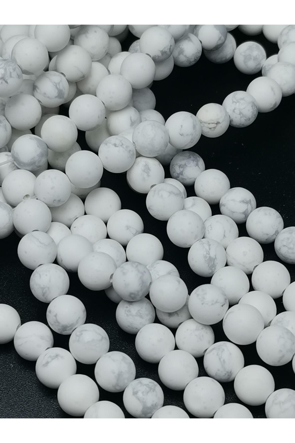 Mat Gizli Jasper Doğal Taş Dizisi 8mm Doğaltaş Takı Yapımı