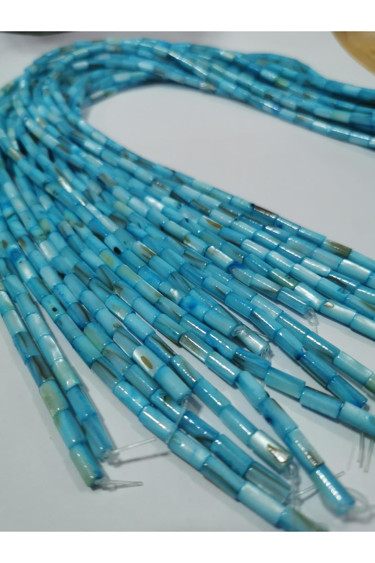 Mavi Boru Sedef Dizisi 15x4 Mm