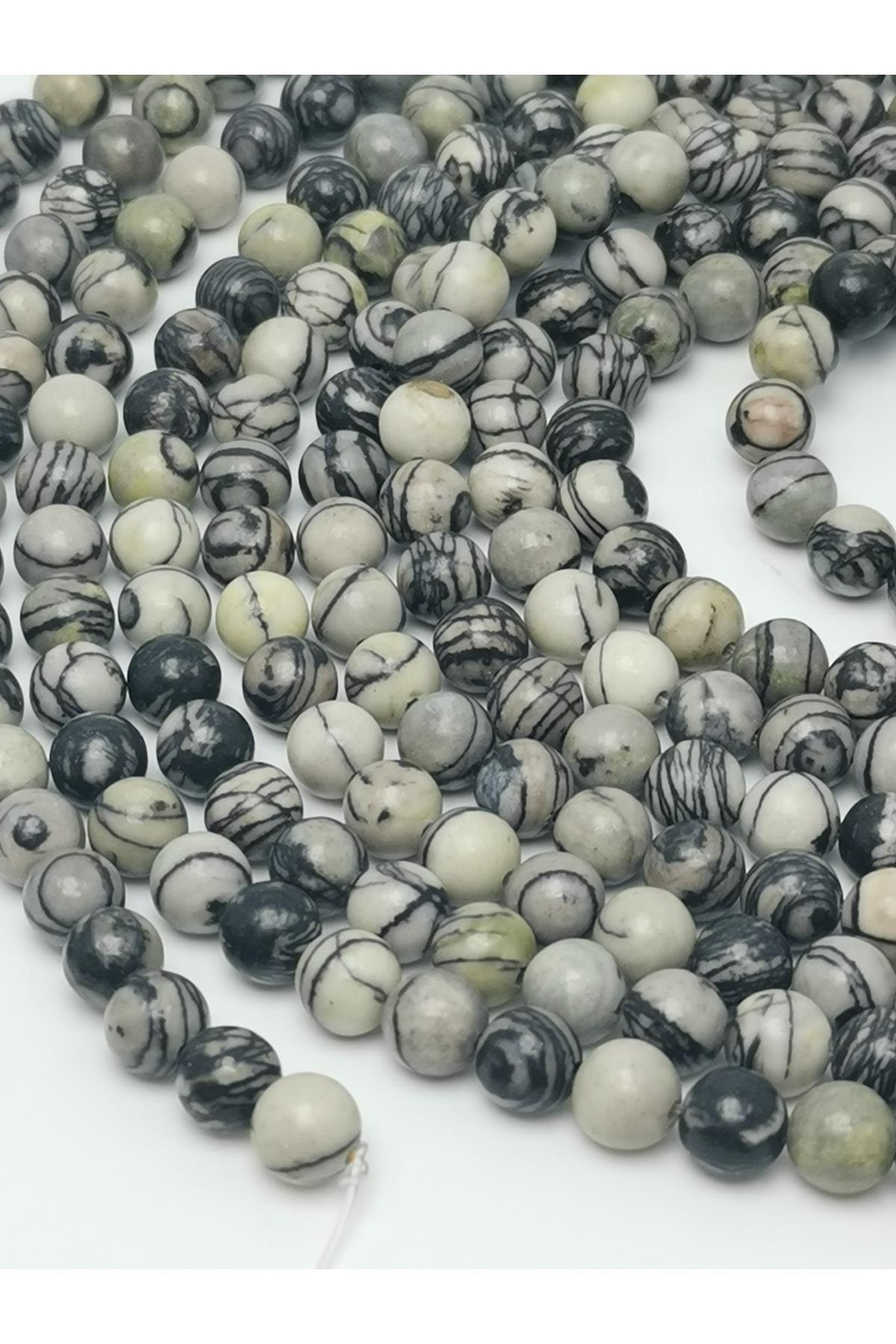 Orjinal Jasper Doğal Taş Dizisi 8mm Doğaltaş Takı Yapımı