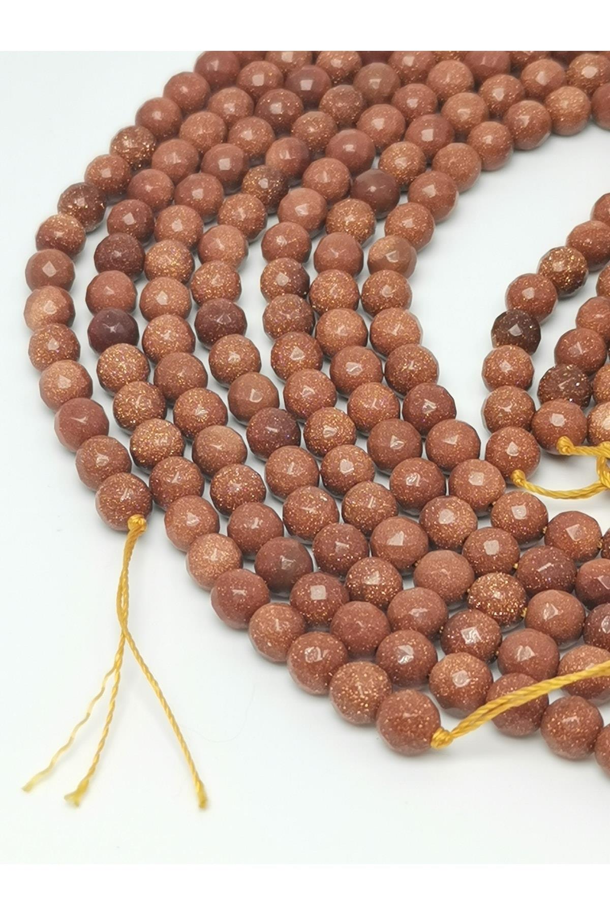 Yıldız Taşı Doğal Taş Dizisi 8mm Doğaltaş Takı Yapımı
