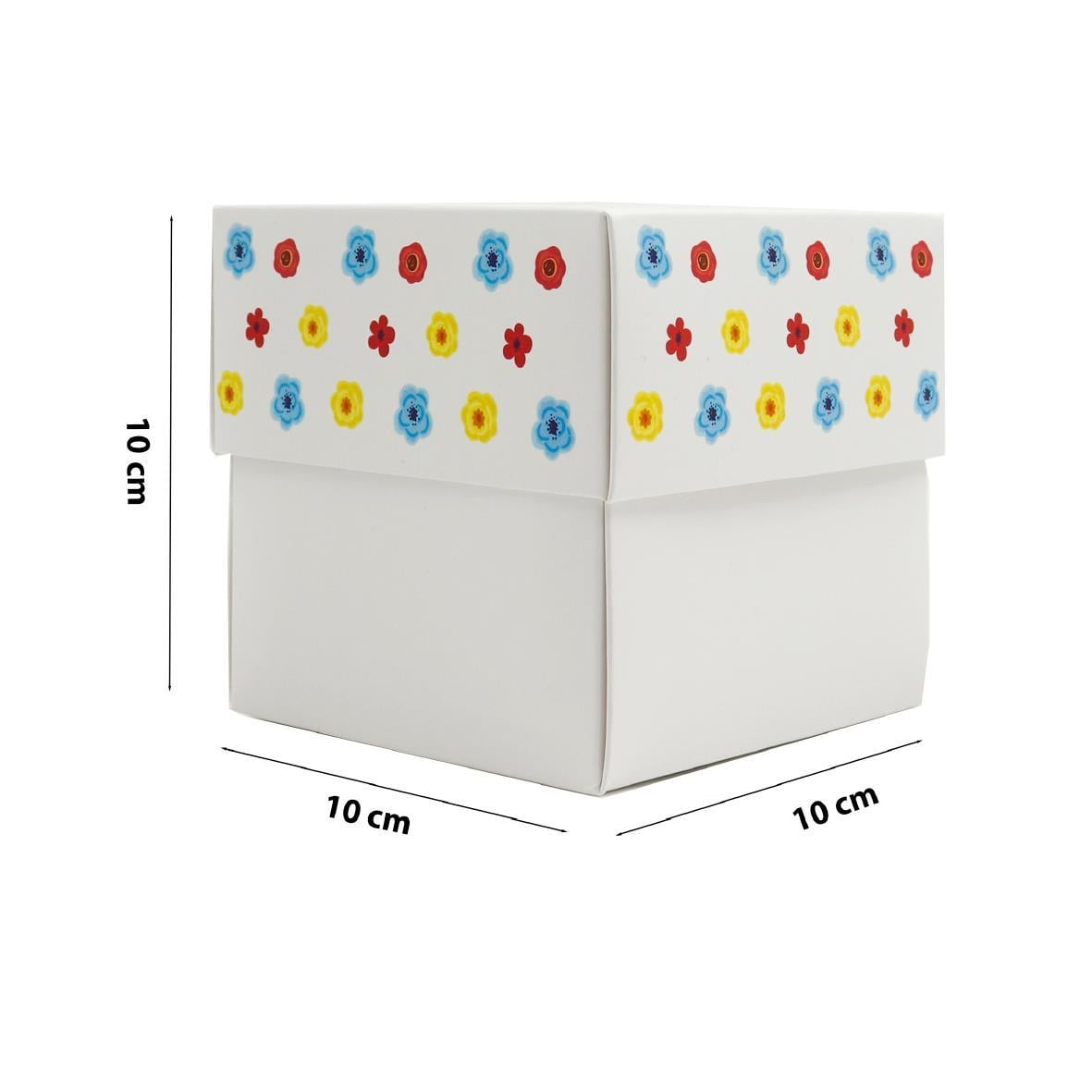 10x10x10 Anneler Gününe Özel Kapaklı Hediye Kutusu M1