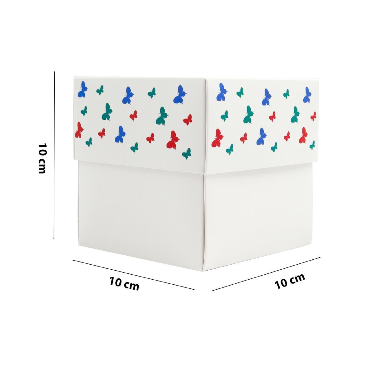 10x10x10 Dünya Kadınlar Gününe Özel Kapaklı Hediye Kutusu M3