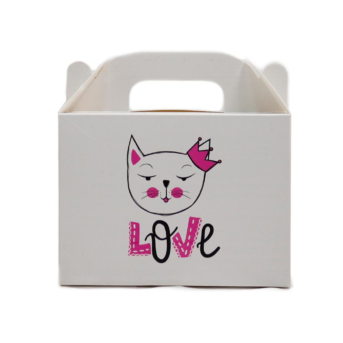 10x14 Kedi Temalı Hediye Kutusu (3lü Set)