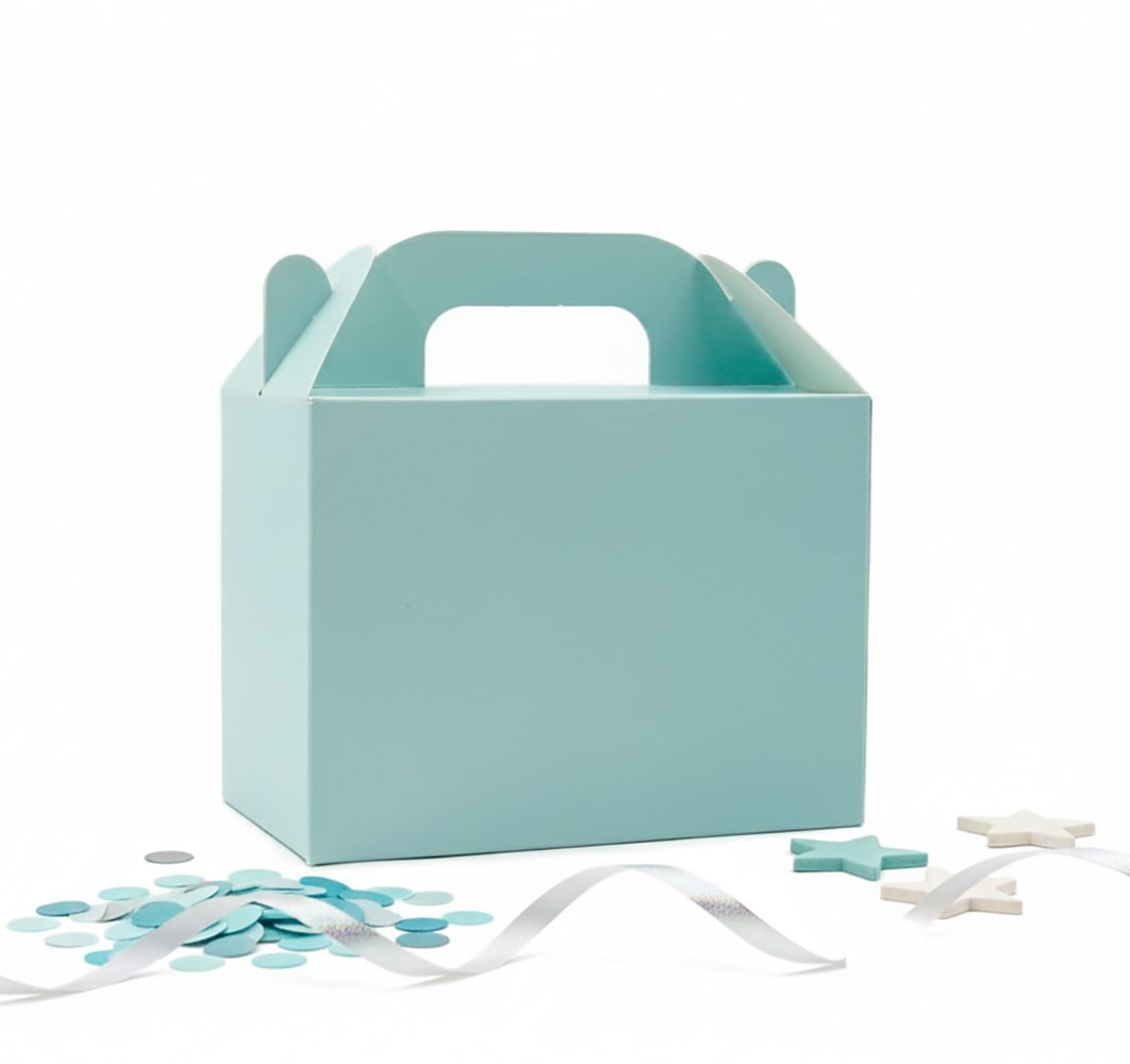 10x14 Soft Mavi El Geçme Hediye Kutusu (3lü Set)