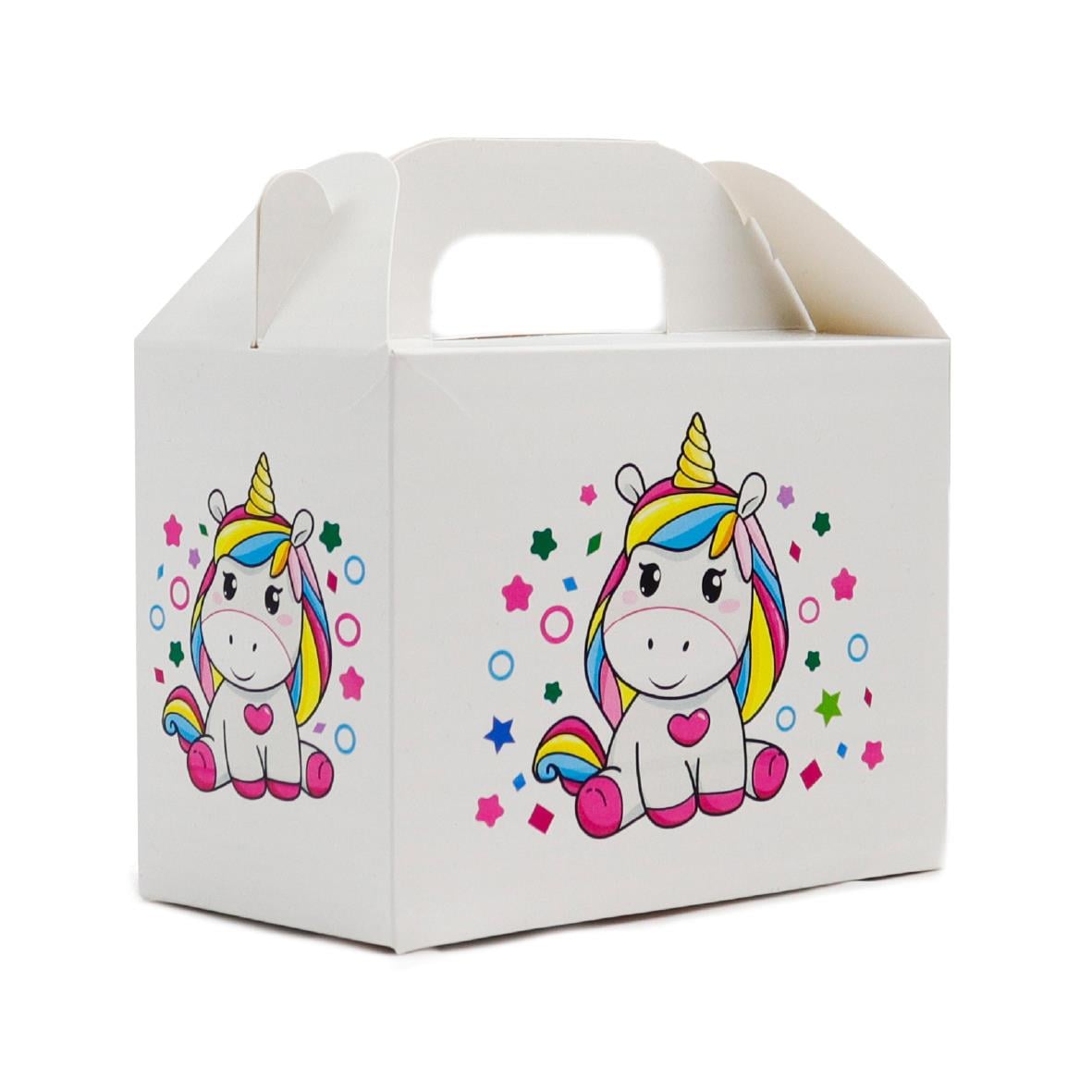 10x14 Unicorn Temalı Hediye Kutusu (3lü Set)