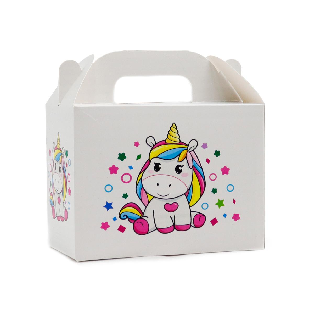 10x14 Unicorn Temalı Hediye Kutusu (3lü Set)