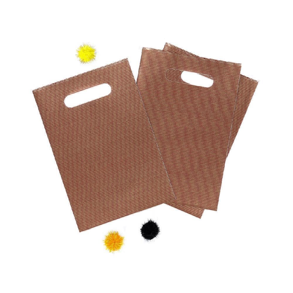 25x35 Bordo Renk Lüx El Geçme Poşet (50li Paket)