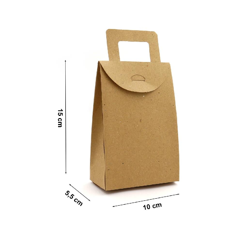 10x15 Kraft Çanta Model Hediyelik Kutu - 20li Paket
