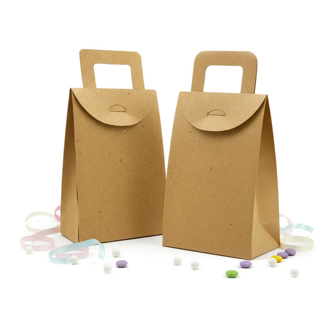 10x15 Kraft Çanta Model Hediyelik Kutu - 20li Paket