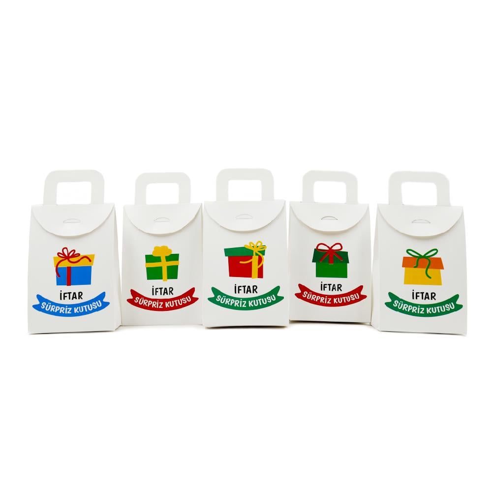 10x15 Numarasız Ramazan İftar Sürpriz Hediye Kutusu (30lu Set)