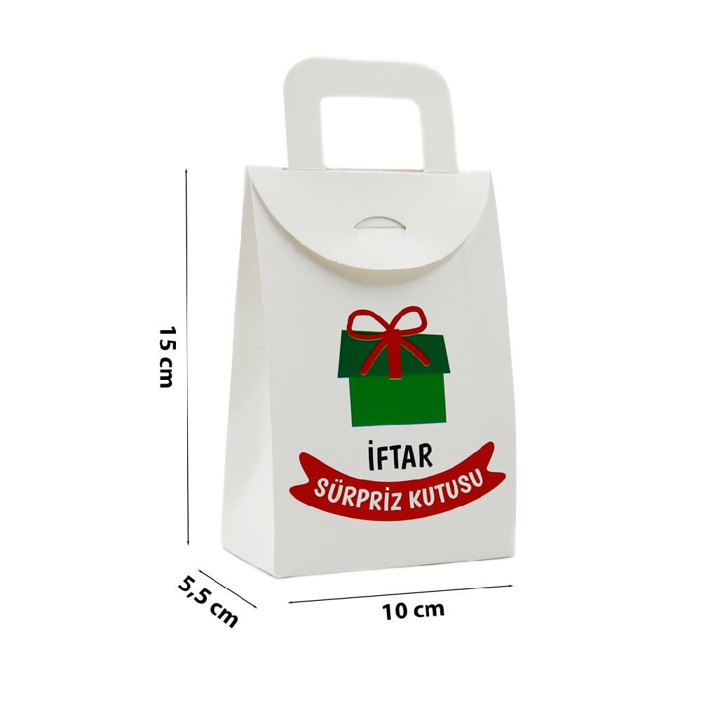 10x15 Numarasız Ramazan İftar Sürpriz Hediye Kutusu (30lu Set)
