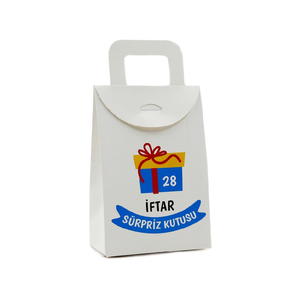 10x15 Numaralı Ramazan İftar Sürpriz Hediye Kutusu (30lu Set)
