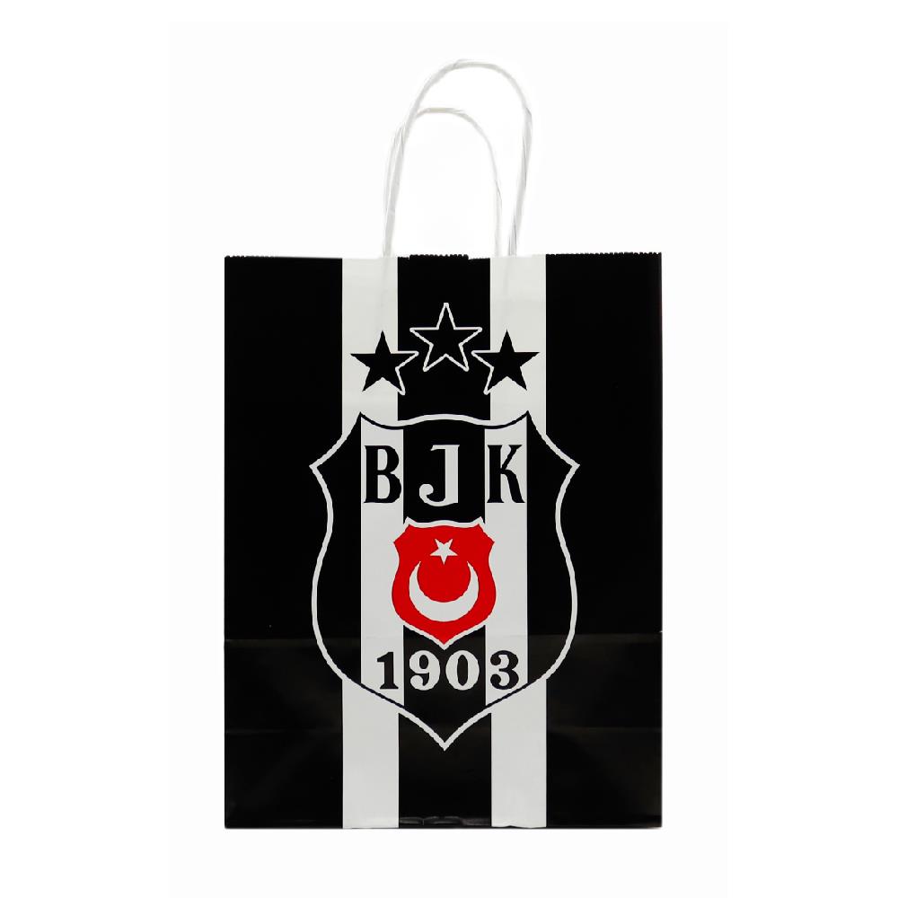 18x24 Beşiktaş Temalı Lisanslı Kağıt Poşet - 2li Paket