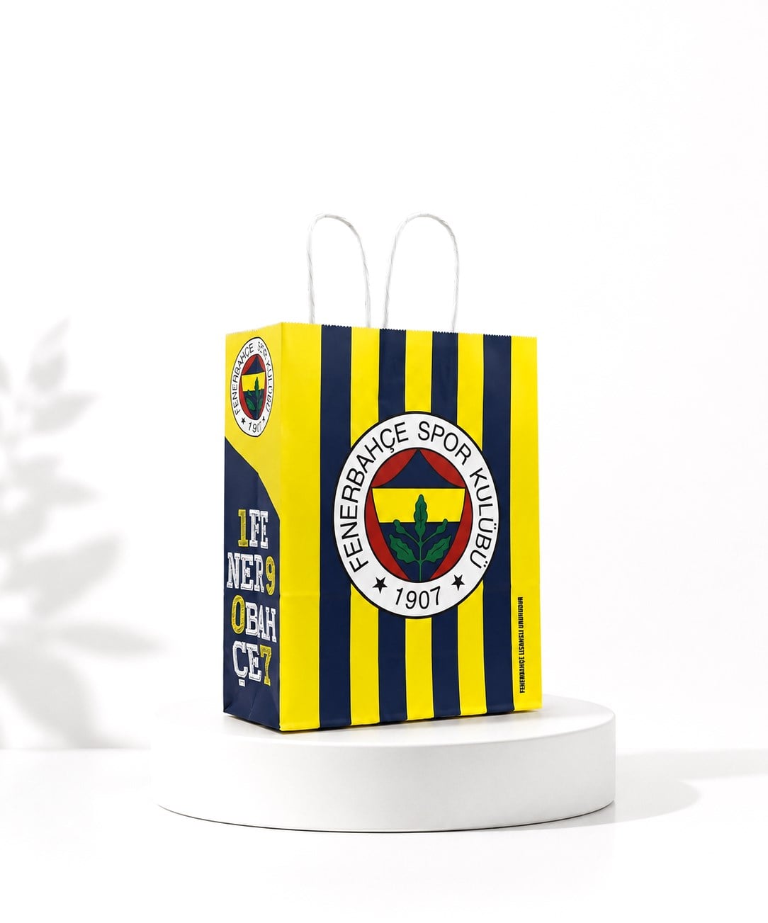 18x24 Fenerbahçe Temalı Lisanslı Kağıt Poşet - 2li Paket