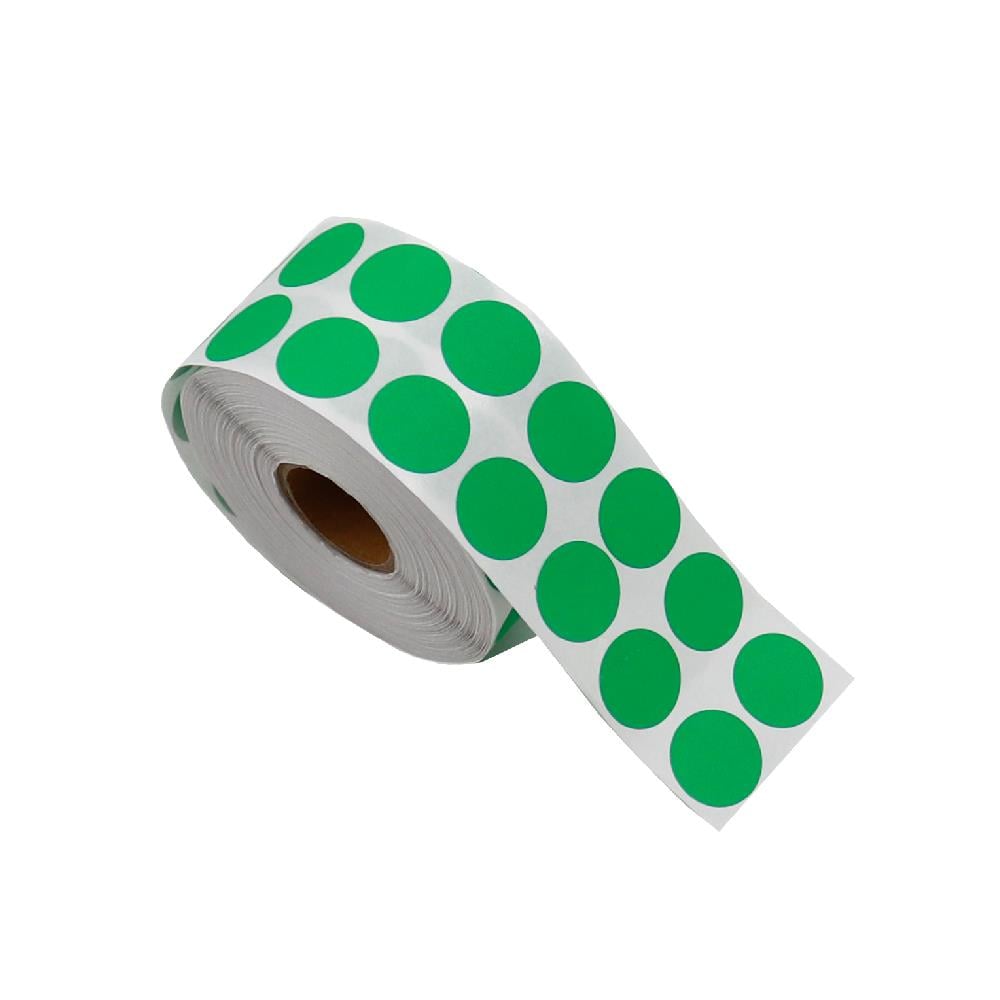 2 CM Yeşil Renk Nokta Etiket - 25 Adet