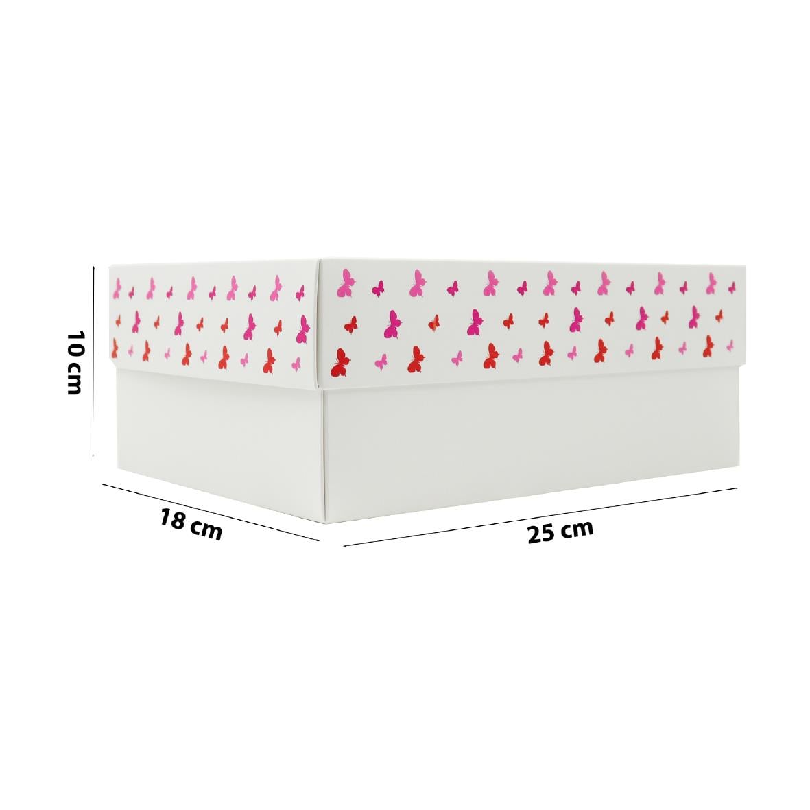 25x18x10 Dünya Kadınlar Gününe Özel Kapaklı Hediye Kutusu M3