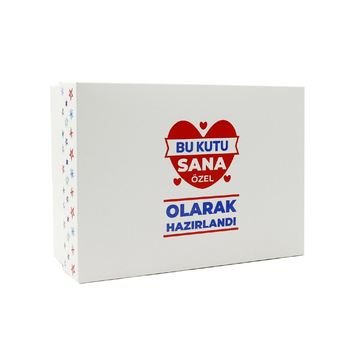 25x18x10 Özel Tasarım Kapaklı Hediye Kutusu M2