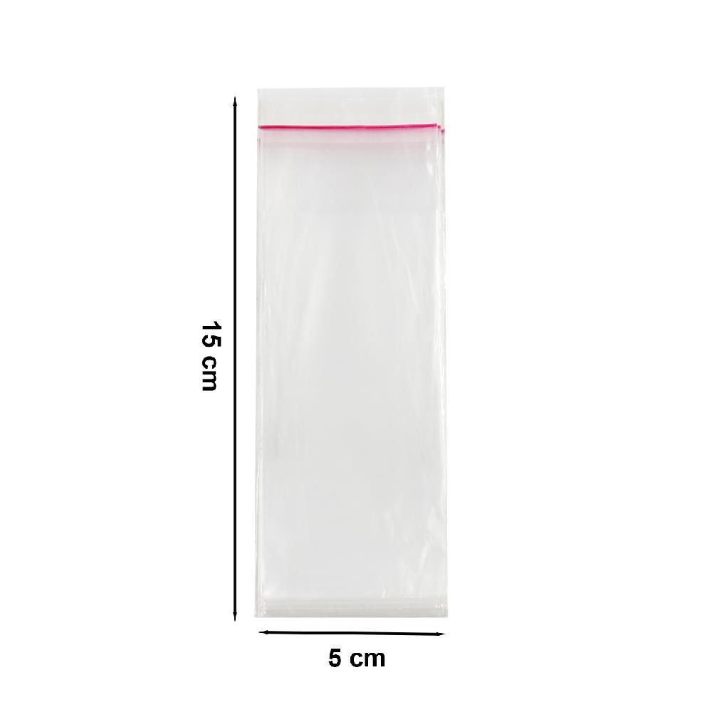 5x15 Şeffaf Bantlı Poşet - 100lü Paket
