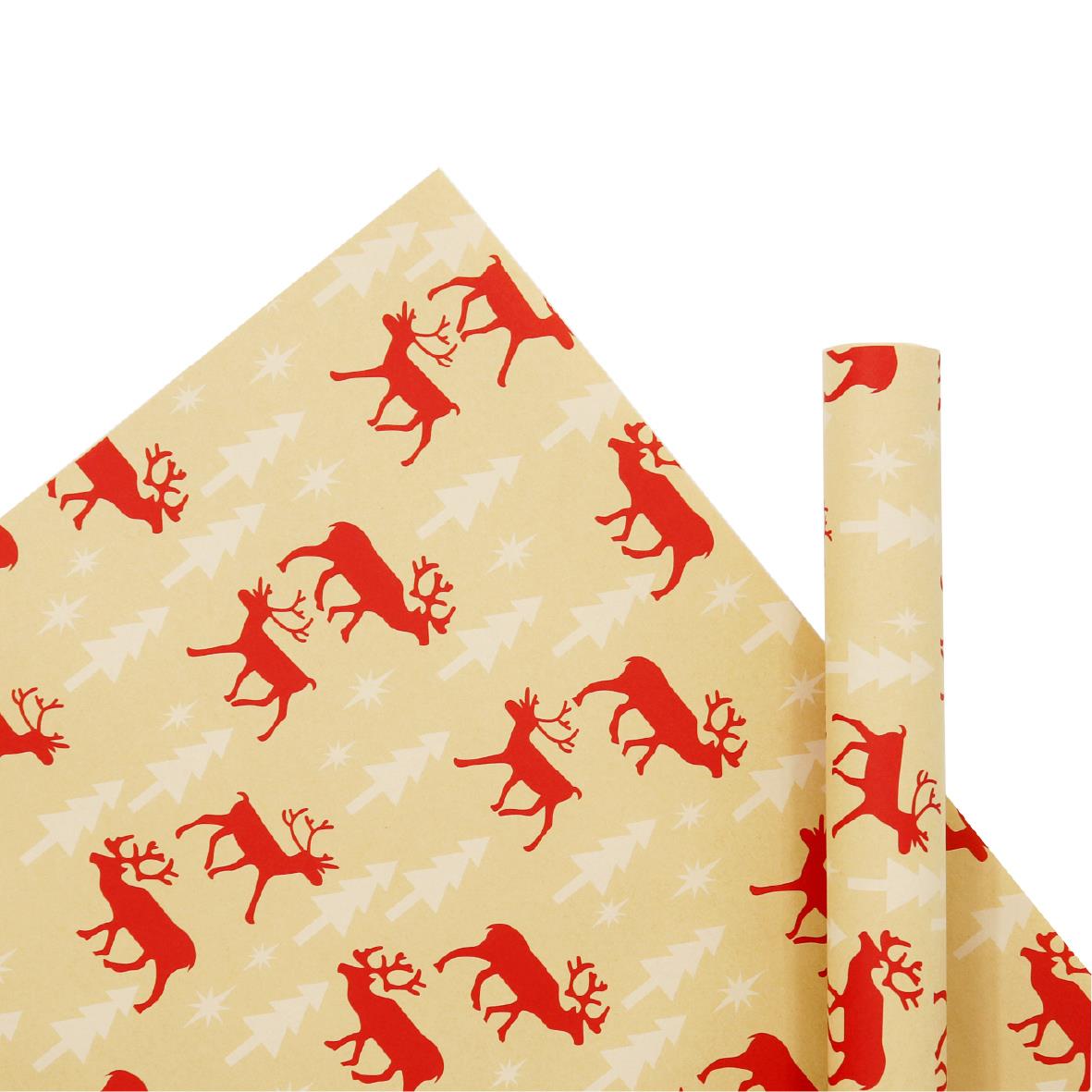 70x100 Yılbaşı Temalı Hediye Paketleme Kağıdı - 2li Paket - M21