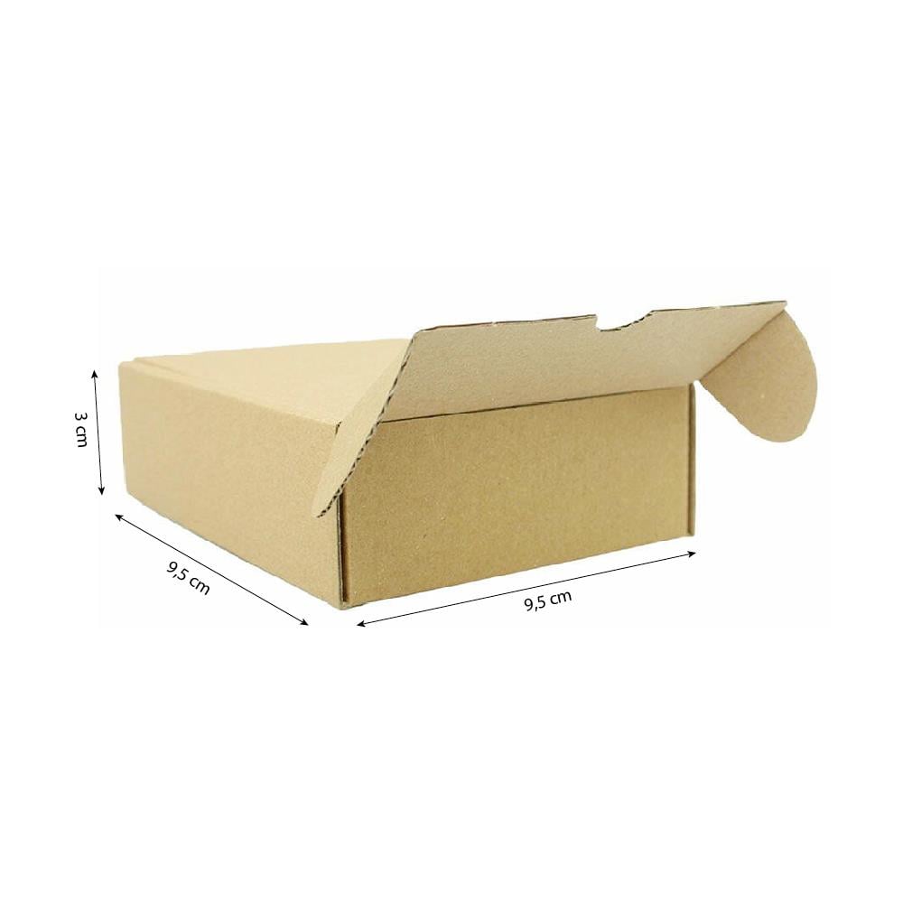 9,5x9,5x3 Kilitli E-ticaret Kutusu (5li Paket)