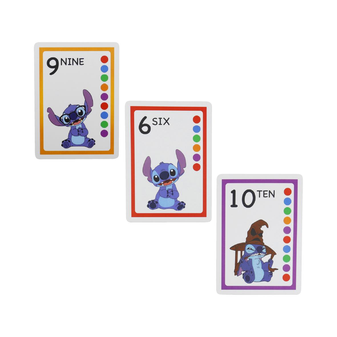 Stitch 123 İngilizce Flash Kart Seti – 10 Adet Premium Tasarım Kart (Kutulu, Koleksiyonluk)