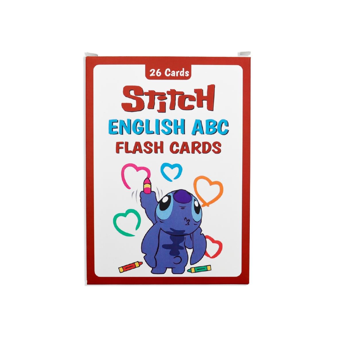 Stitch ABC İngilizce Flash Kart Seti – 26 Harf, Premium Tasarım Kart (Kutulu, Koleksiyonluk)