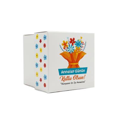 10x10x10 Anneler Gününe Özel Kapaklı Hediye Kutusu M2