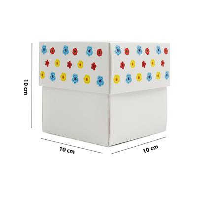 10x10x10 Anneler Gününe Özel Kapaklı Hediye Kutusu M2